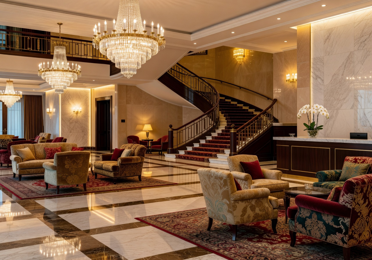 Bayerischer Hof Luxury Lobby