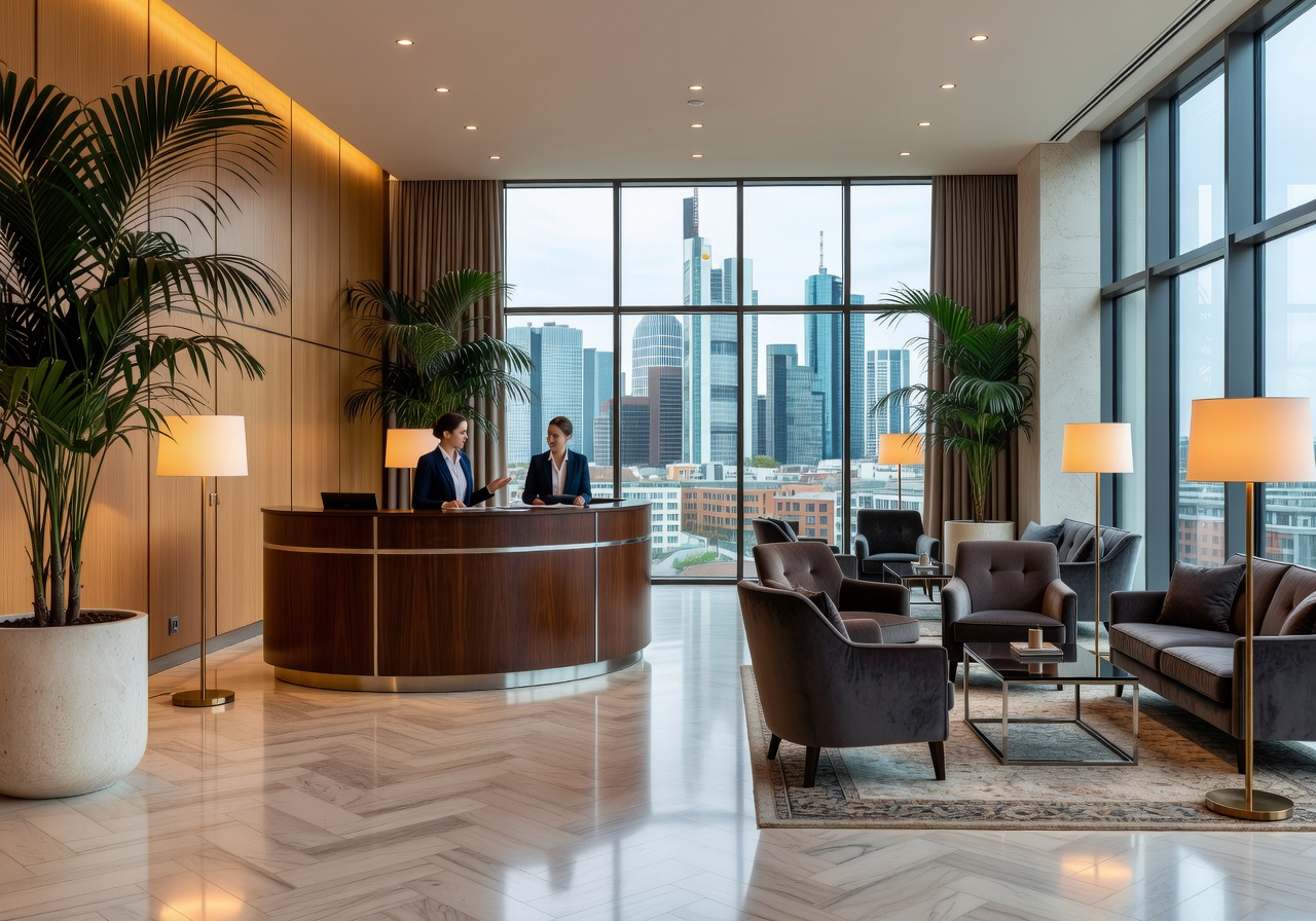 Lobby of Steigenberger Frankfurt