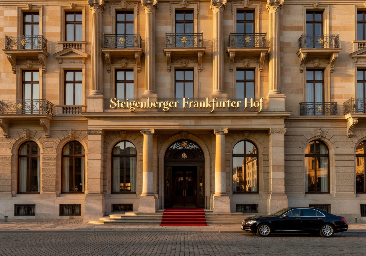 Steigenberger Frankfurter Hof Luxury Entrance